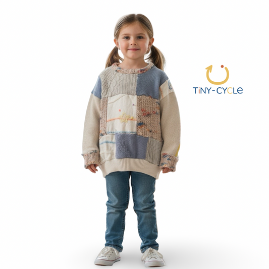 Chaleco Patchwork Cielo Nevado
