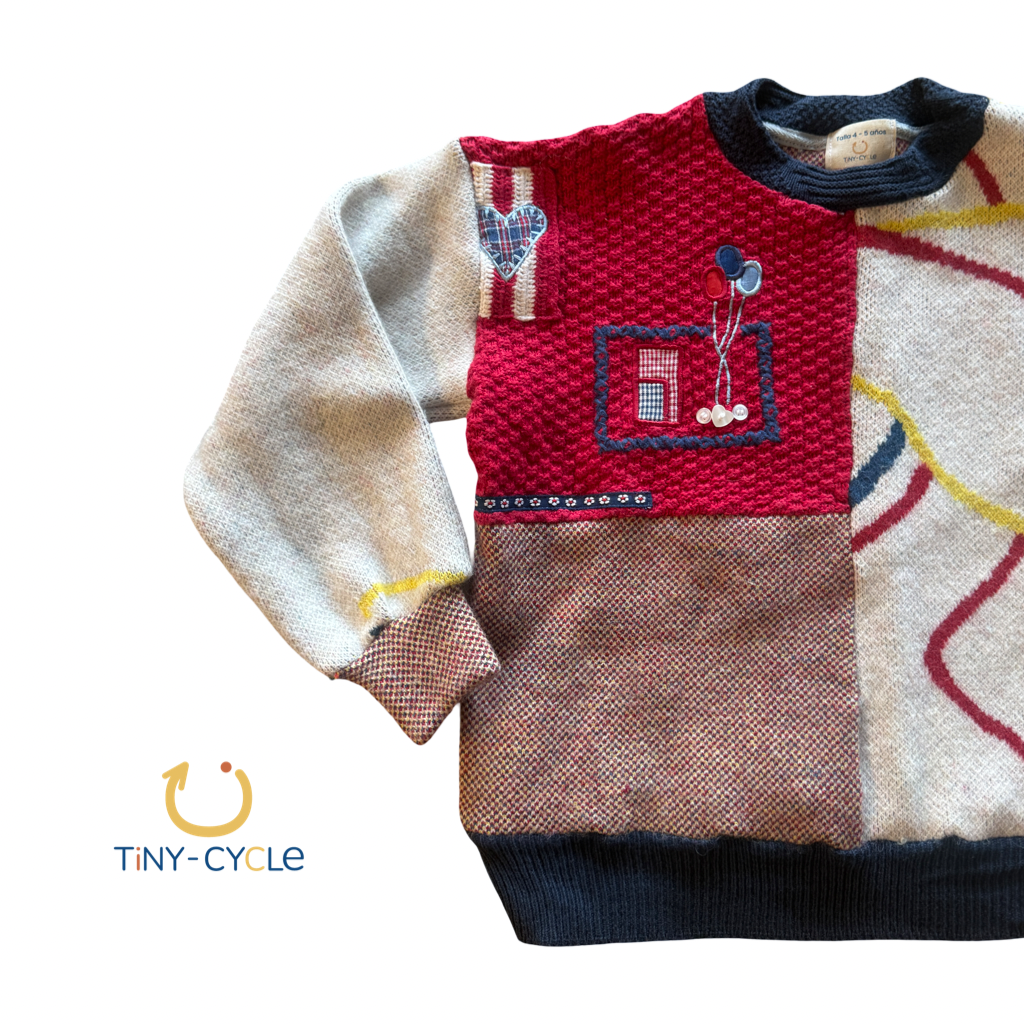 Chaleco Patchwork Casita Alegre