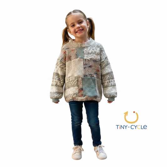 Chaleco Patchwork Nube Pastel