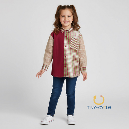 Camisa Maroon Cuadros