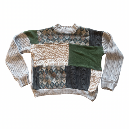 Chaleco Patchwork Bosque Nórdico