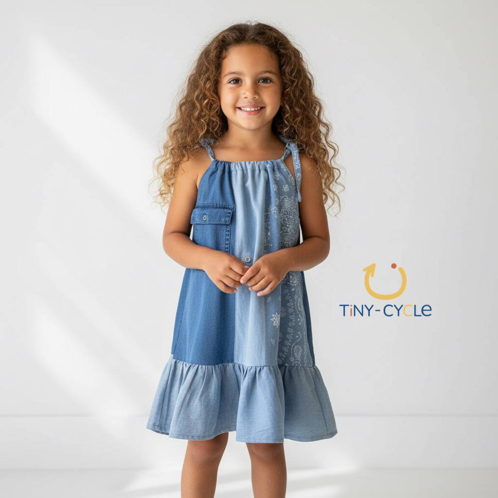 Vestido Blue Denim Patch