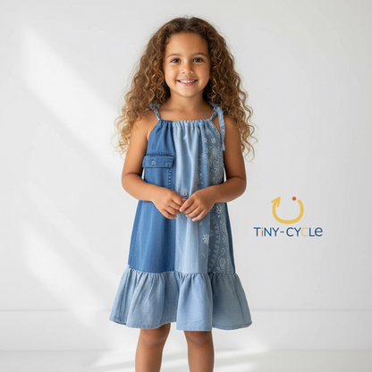 Vestido Blue Denim Patch