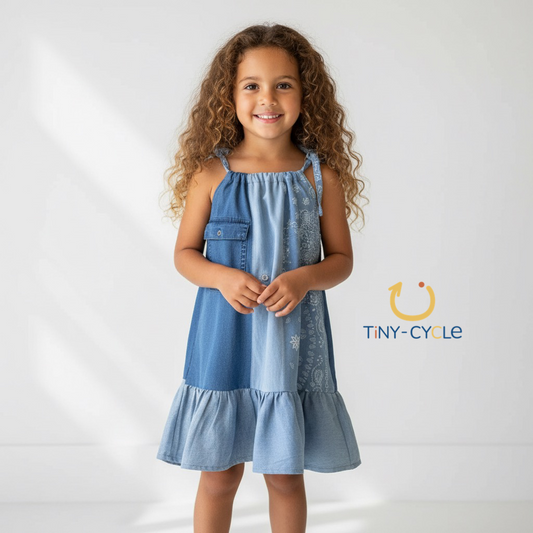 Vestido Blue Denim Patch