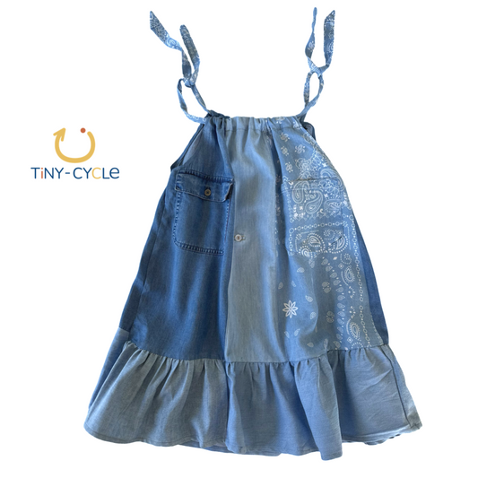 Vestido Blue Denim Patch