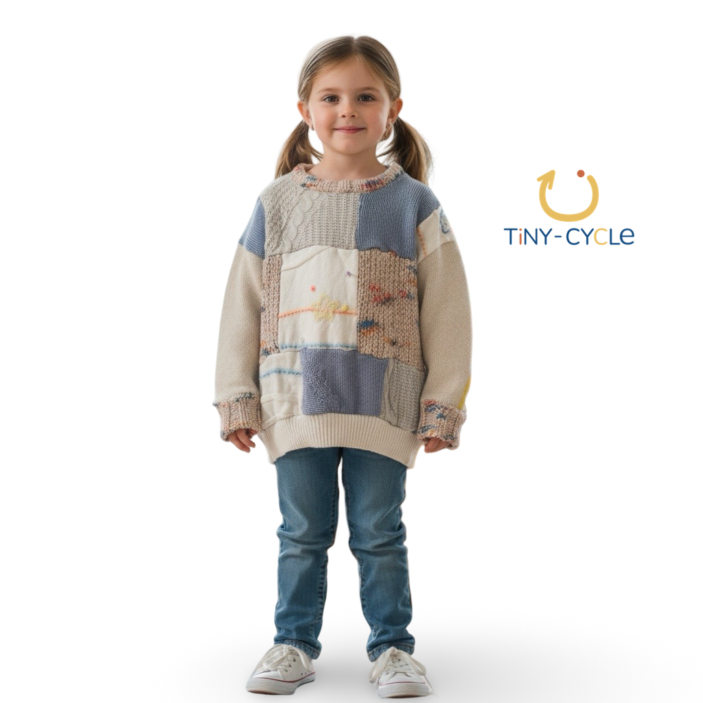 Chaleco Patchwork Cielo Nevado