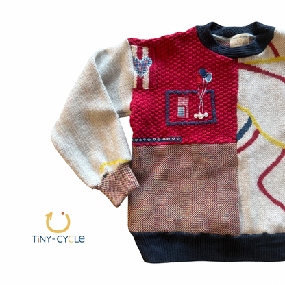 Chaleco Patchwork Casita Alegre