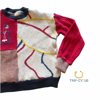 Chaleco Patchwork Casita Alegre