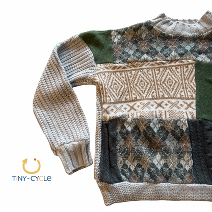 Chaleco Patchwork Bosque Nórdico