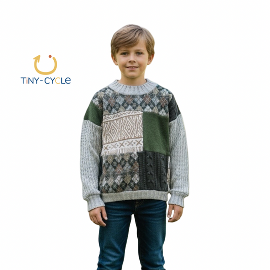 Chaleco Patchwork Bosque Nórdico