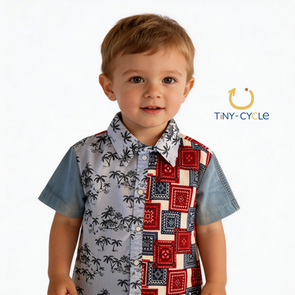 Camisa Palmeras & Bandanas