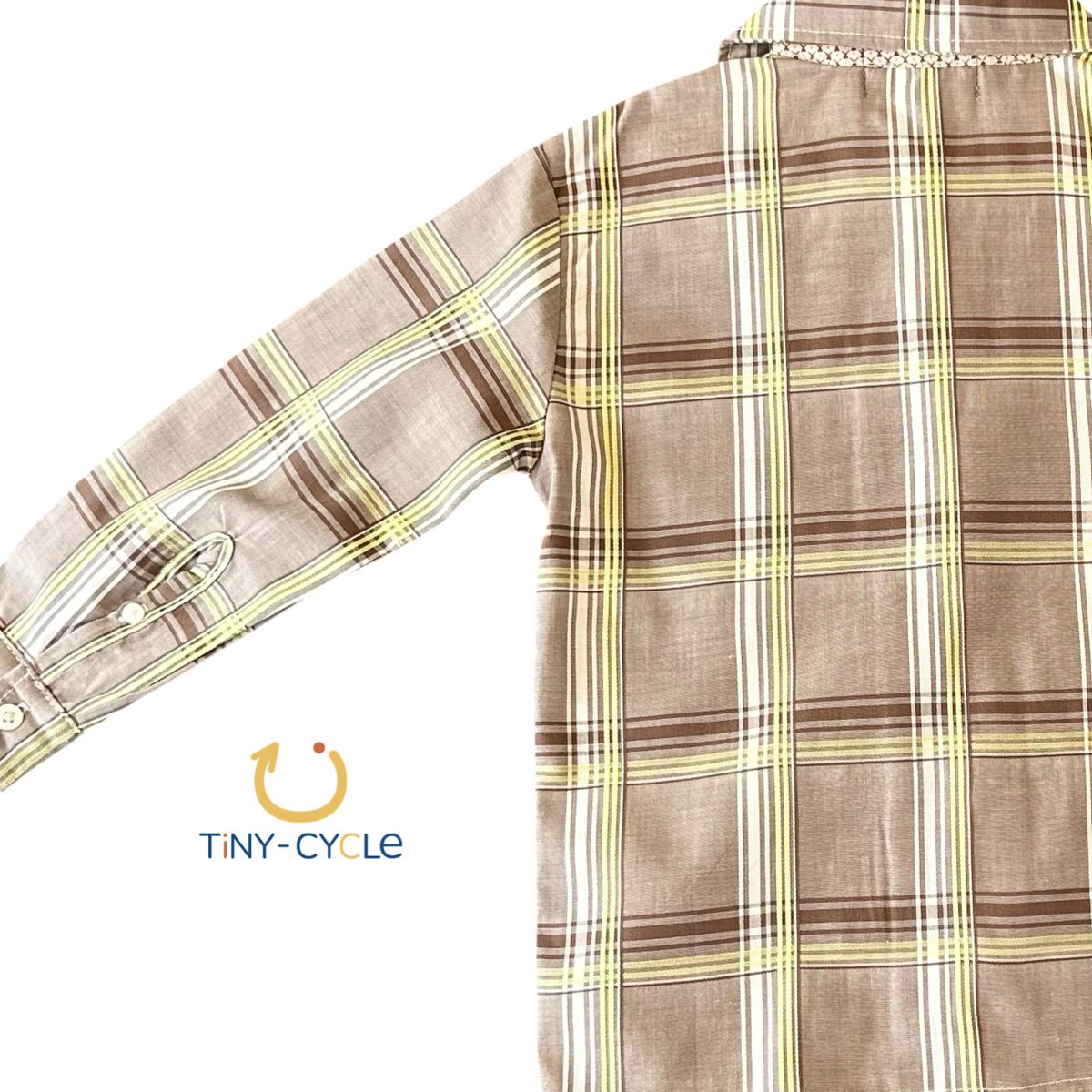Camisa Re-cuadro Beige