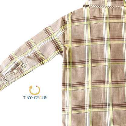 Camisa Re-cuadro Beige