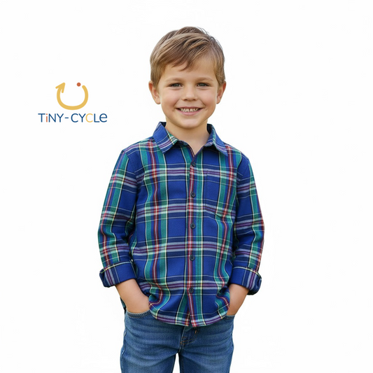 Camisa cuadros Full Blue