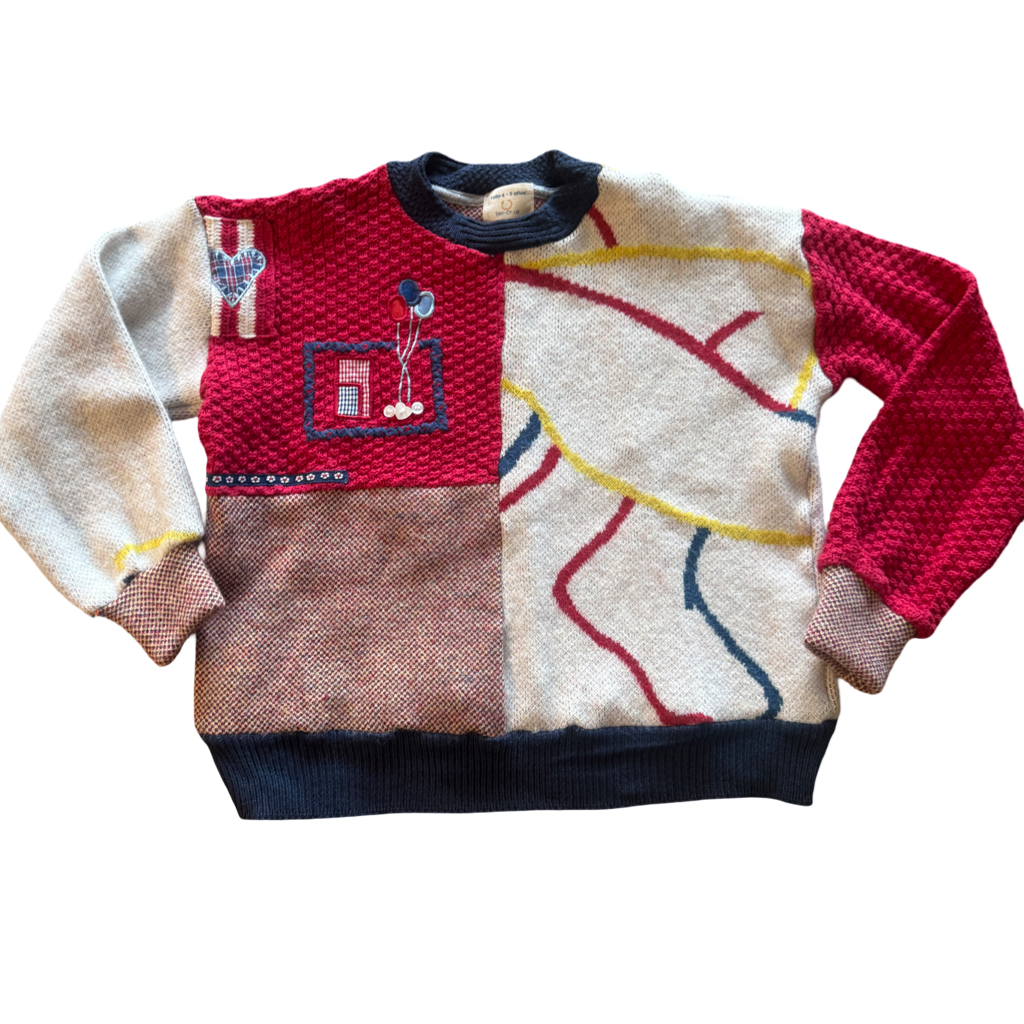 Chaleco Patchwork Casita Alegre