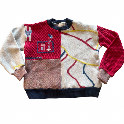 Chaleco Patchwork Casita Alegre