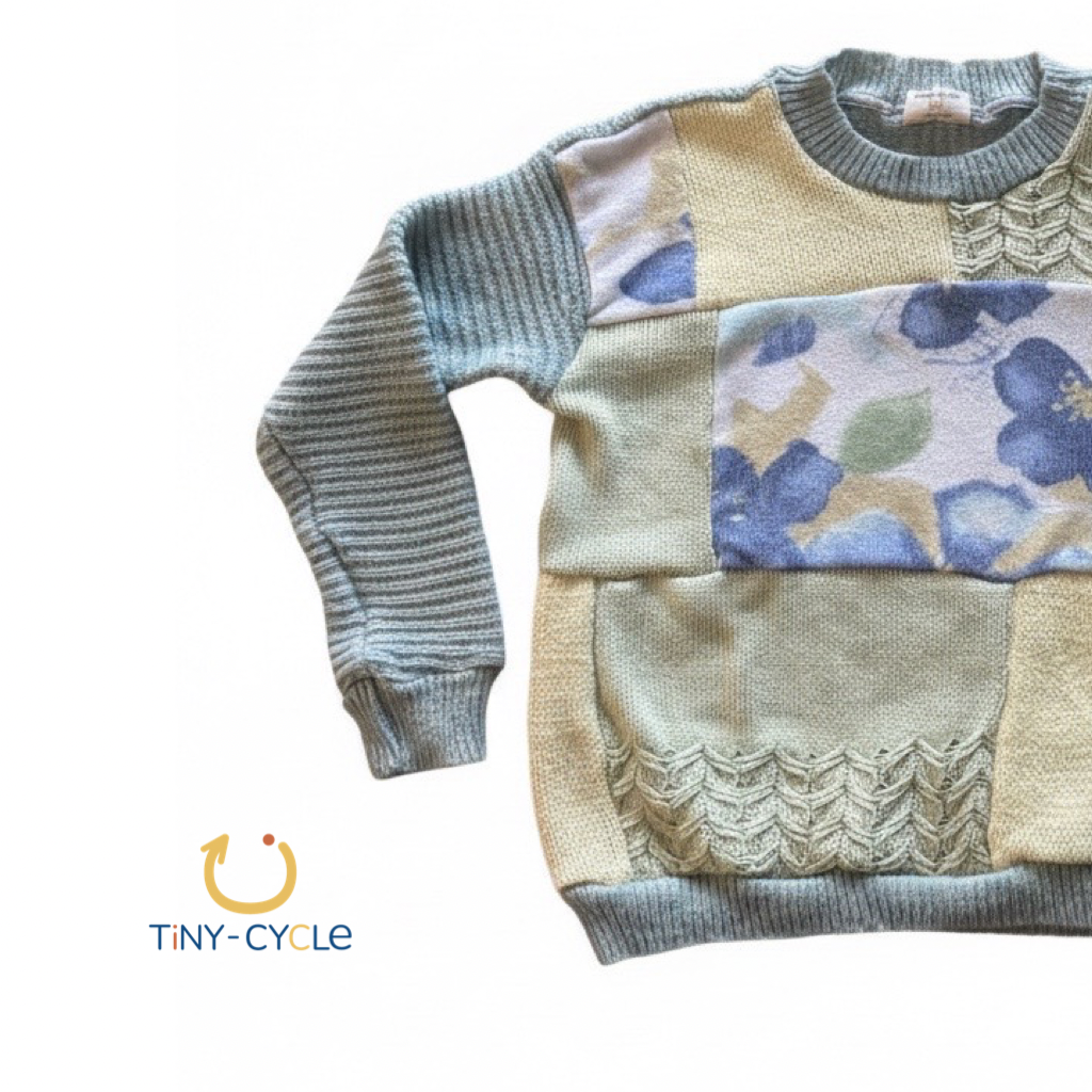 Chaleco Patchwork Flores del Cielo