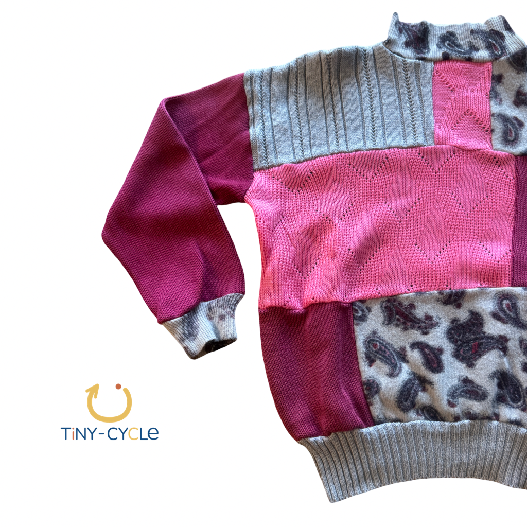 Chaleco Patchwork Franbuesa-Print