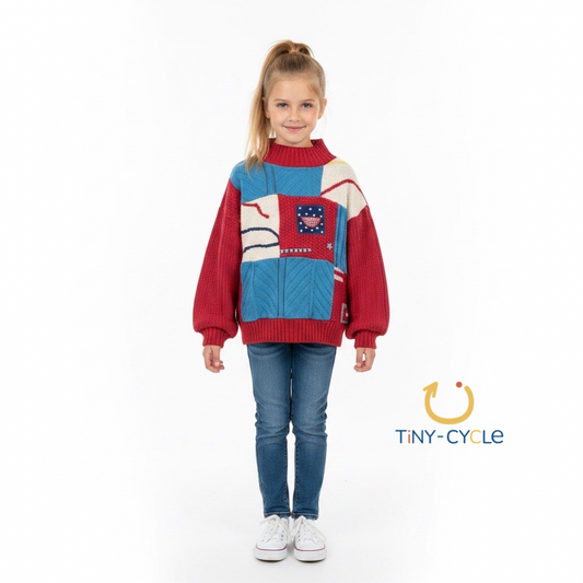 Chaleco Patchwork Rojo Aventurero