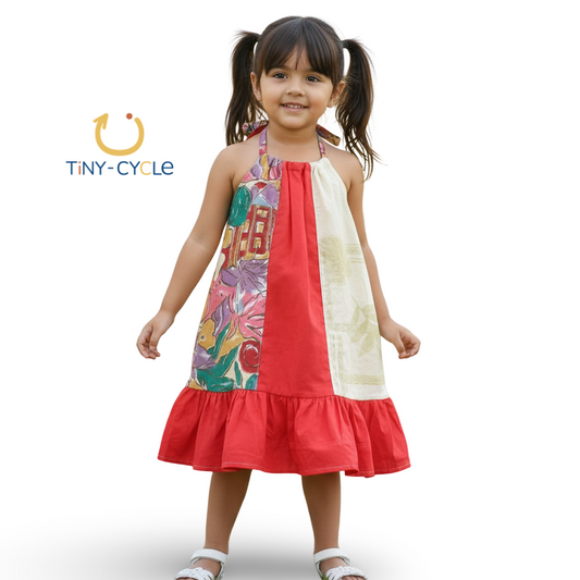 Vestido Tropical Patch