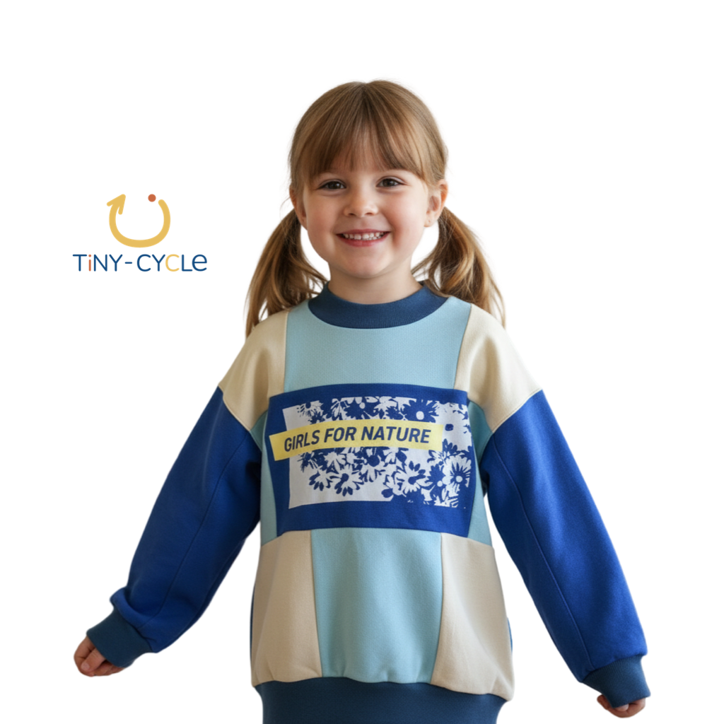 Polerón Girls For Nature Patchwork