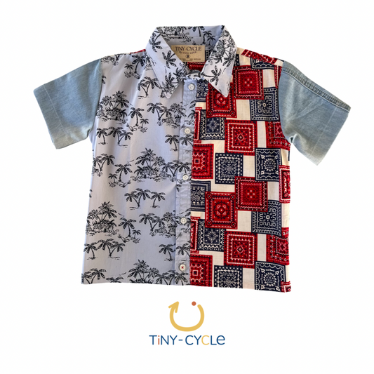 Camisa Palmeras & Bandanas