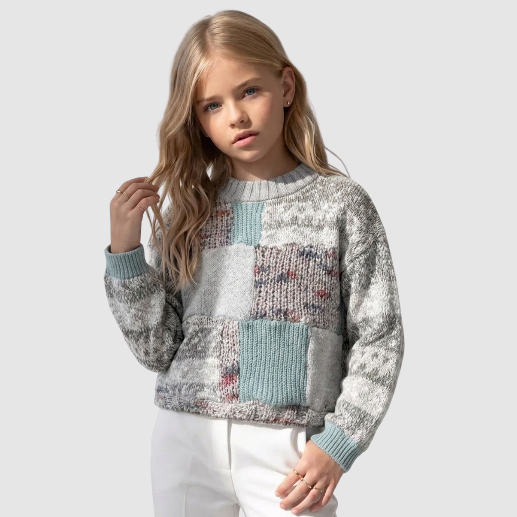 Chaleco Patchwork Nube Pastel