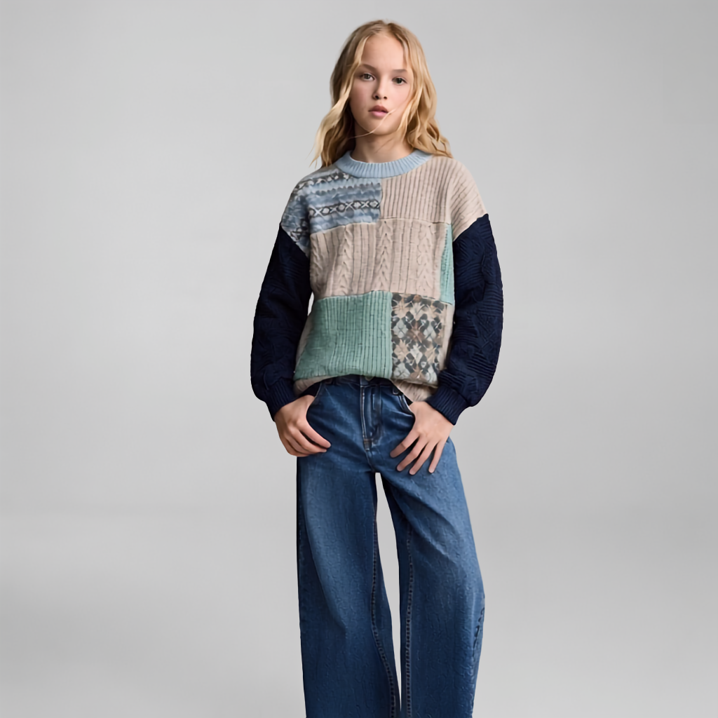 Chaleco Patchwork Invierno Nórdico